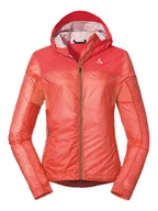 Kurtki i kamizelki sportowe damskie - Schöffel Kurtka kolarska "Flow Trail" w kolorze czerwonym - miniaturka - grafika 1