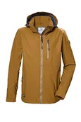 Kurtki męskie - G.I.G.A. DX Męska kurtka funkcyjna/kurtka outdoorowa z odpinanym kapturem GS 81 MN JCKT, karmelowa, M, 42709-000 - miniaturka - grafika 1