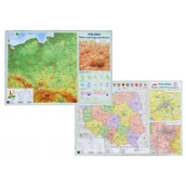 Atlasy i mapy - ART MAP Podkładka na biurko. Mapa Polski. - miniaturka - grafika 1