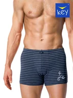 Majtki męskie - SZORTY KEY MXH-362 B24 (kolor granat, rozmiar XXL) - miniaturka - grafika 1