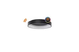 Azzardo plafon LED Solvent R Smart 45 32W 2680lm 3000-6000K czarny AZ3990 AZ3990 - Systemy inteligentnych domów - miniaturka - grafika 1