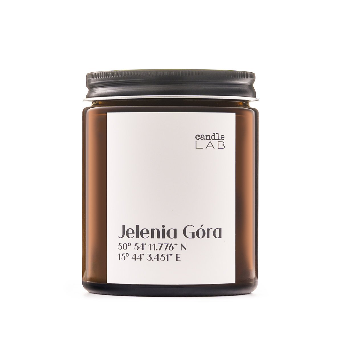 Świeca zapachowa candleLAB z nazwą Twojego miasta! Creamy Vanilla