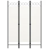 Parawany - Parawan 3-panelowy, biały, 120 x 180 cm - miniaturka - grafika 1
