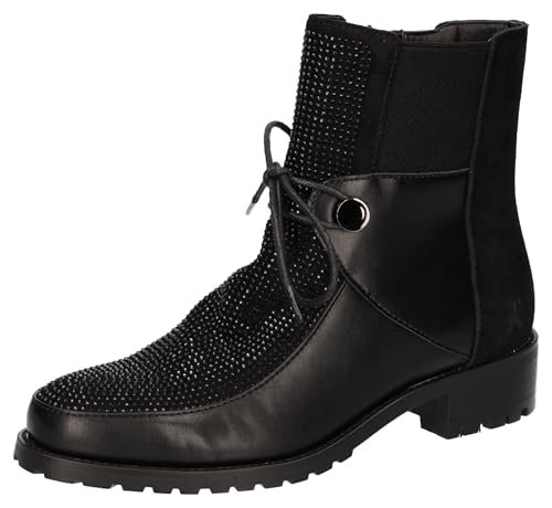 2Go Fashion Damskie 8240-501 modne kozaki, czarne, 41 EU, czarny, 41 EU