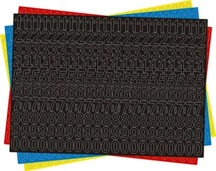 Oracal, Cyfry samoprzylepne czarne 2cm 276 znaków / Naklejkolandia - Zestawy piśmiennicze Oracal, Cyfry samoprzylepne czarne 2cm 276 znaków / Naklejkolandia - Zestawy piśmiennicze - miniaturka - grafika 1