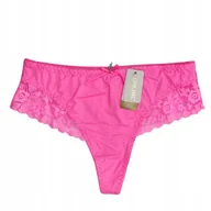 Majtki damskie - Stringi figi majtki koronka plus size XXL FORLADY - miniaturka - grafika 1