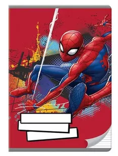 Zeszyt w formacie A5, 32 kartki w linie, Spider Man, mix wzorów, Beniamin - Zeszyty szkolne - miniaturka - grafika 1