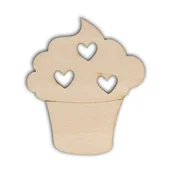 Dekoratorstwo - EKO-DECO, dekor, babeczka z serduszkami - miniaturka - grafika 1