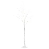 Ozdoby bożonarodzeniowe - Dekoracja ogrodowa LED choinka 160 cm biała LAPPI - miniaturka - grafika 1