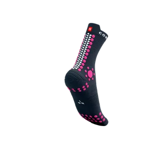 COMPRESSPORT Skarpetki do biegania trailowe ProRacing Socks V4 Trail magent/magenta - Skarpetki sportowe męskie - miniaturka - grafika 7