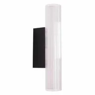 Lampy ścienne - Kinkiet do salonu Fayette W0363 Maxlight LED 6W 3000K IP44 metalowy czarny - miniaturka - grafika 1