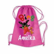 Plecaki worki - Worek Szkolny Na Buty Plecak Mały Króliczek Bing 3 - miniaturka - grafika 1