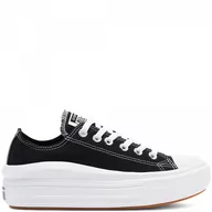 Trampki damskie - Damskie trampki CONVERSE CHUCK TAYLOR ALL STAR MOVE 570256C - czarne - miniaturka - grafika 1