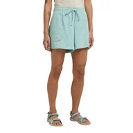Spodenki damskie - Krótkie spodenki damskie Jack Wolfskin MONTERO SHORTS W soft jade - XS - miniaturka - grafika 1
