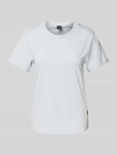 T-shirt z wyhaftowanym logo - Koszulki i topy damskie - miniaturka - grafika 1