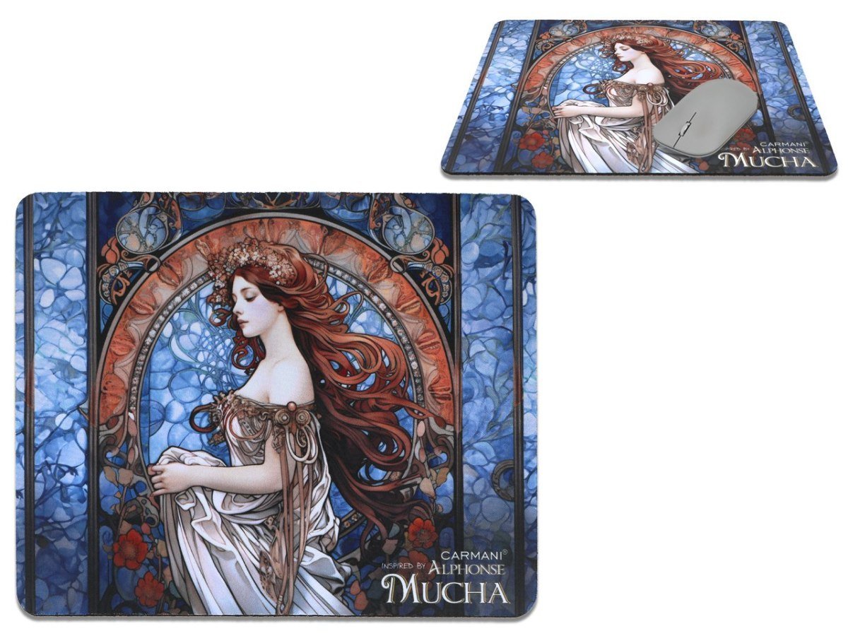 Podkładka pod mysz komputerową - Inspirowana malarstwem A. Mucha (CARMANI)
