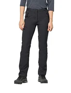 Spodnie damskie - Jack Wolfskin Damskie spodnie z kamieni, czarne, 38/S - miniaturka - grafika 1