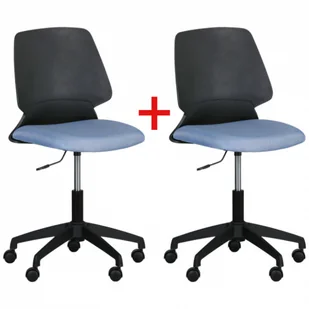 Fotel biurowy, krzesło biurowe B2B Partner Krzesło biurowe CROOK 1+1 GRATIS, niebieske 907023 - Fotele i krzesła biurowe - miniaturka - grafika 1