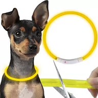Obroże dla psów - Obroża Świecąca LED dla Psa Kota Regulowana USB PURLOV - miniaturka - grafika 1