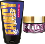 Balsamy i kremy do opalania - Wild Tan Fancy Vanilla Bronzer + Słoiczek Beauty Face - miniaturka - grafika 1