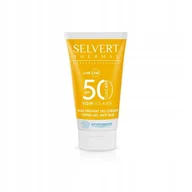 Kremy do twarzy - Selvert Thermal Sun Care Żelowy Antystarzeniowy Krem Do Twarzy SPF50 50ml - miniaturka - grafika 1
