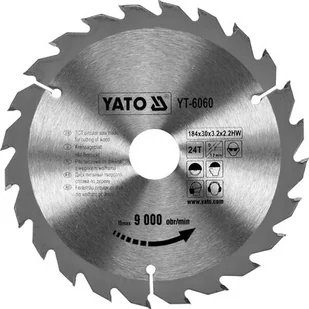 YATO PIŁA TARCZOWA Z WĘGLIKIEM 184X24X30 MM (YT-6060) - Tarcze do pił - miniaturka - grafika 1