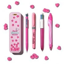 Bic Zestaw w metalowym pudełku 4 el. różowy - Przybory szkolne - miniaturka - grafika 1