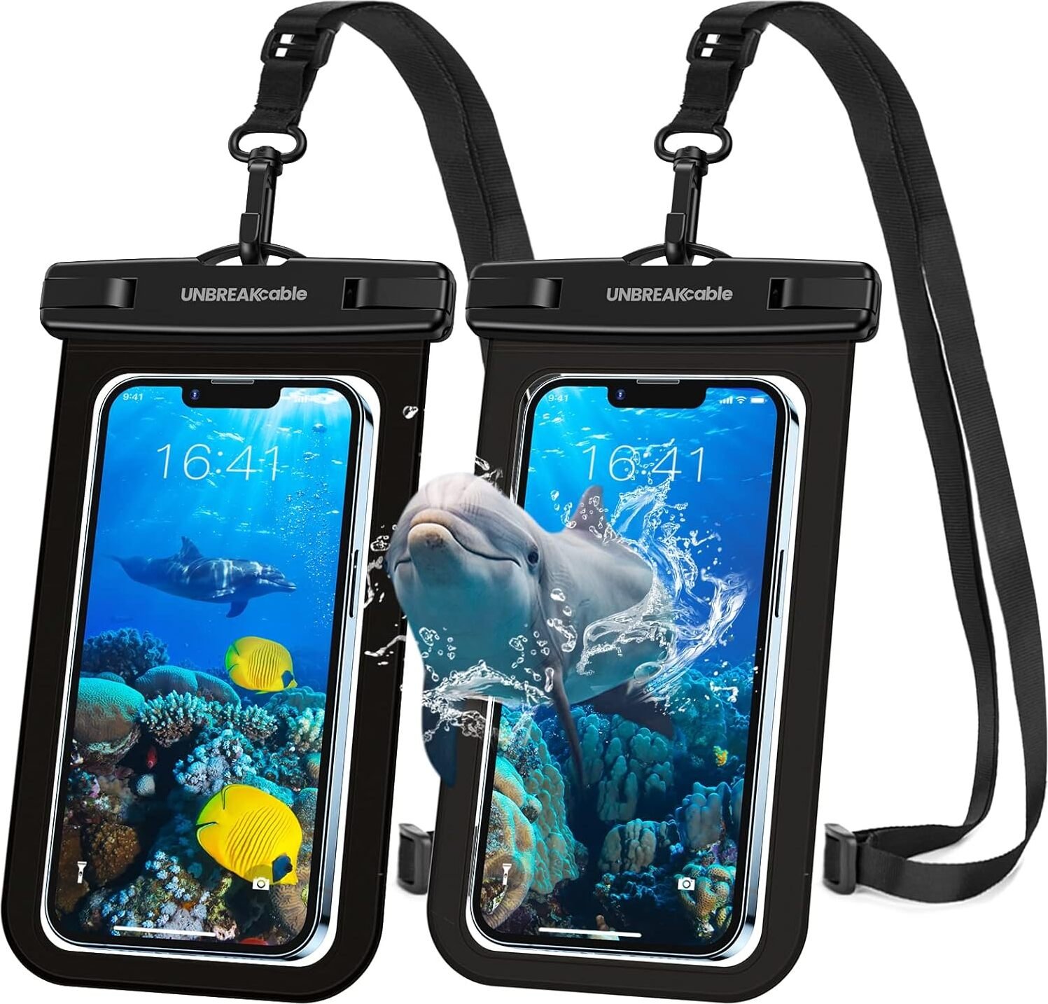 UNBREAKcable IPX8 Wodoodporne etui na telefon komórkowy do 7