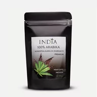 Zdrowa żywność - INDIA COSMETICS Konopna kawa naturalna 100% (w ziarnach) 150g - miniaturka - grafika 1