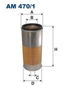 Filtry powietrza - Filtron AM 470/1 FILTR POWIETRZA - miniaturka - grafika 1