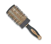 Szczotki i grzebienie do włosów - Top Choice Szczotka do włosów Exclusive rozm XL okrągła złoto/czerń 6563244 - miniaturka - grafika 1