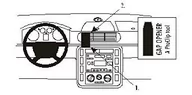 Akcesoria motoryzacyjne - Brodit ProClip for Ford Galaxy 01  06 Czarny 852840 - miniaturka - grafika 1