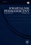 Czasopisma - Kwartalnik Pedagogiczny 20221 263 - miniaturka - grafika 1