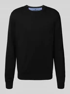 Swetry męskie - Sweter z dzianiny z okrągłym dekoltem - miniaturka - grafika 1