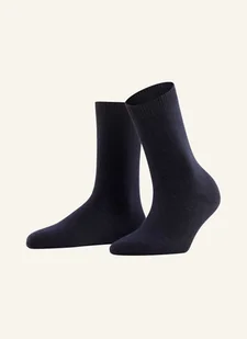 Falke Skarpety Cosy Wool Z Dodatkiem Wełny Merino blau - Skarpetki damskie - miniaturka - grafika 1