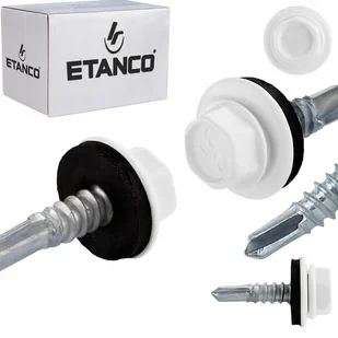 Wkręty samowiercące do stali, metalu ETANCO GT5 5,5x32mm RAL 9003 250 szt. - Wkręty Wkręty samowiercące do stali, metalu ETANCO GT5 5,5x32mm RAL 9003 250 szt. - Wkręty - miniaturka - grafika 1