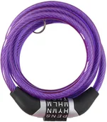 Zabezpieczenia do roweru - Dunlop Zapięcie rowerowe linka na szyfr 120cm E-02922-BLU - miniaturka - grafika 1