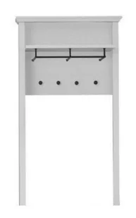 Biały wieszak ścienny na ubrania E7-B21 - Wieszaki i stojaki Biały wieszak ścienny na ubrania E7-B21 - Wieszaki i stojaki - miniaturka - grafika 1