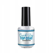 Lakiery do paznokci - Euro Fashion Top coat quick dry szybkoschnący top 15 ml LAKIER TOP COAT EURO FASH. - miniaturka - grafika 1