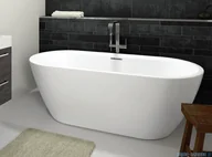 Wanny z hydromasażem - Riho Inspire wanna wolnostojąca Riho Fall napełnianie przez przelew 180x80cm B085004005 - miniaturka - grafika 1