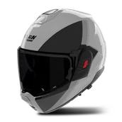 Kaski motocyklowe - Kask Szczękowy Nolan N120-1 Verniciatura Szary/Czarny błyszczącyM - miniaturka - grafika 1
