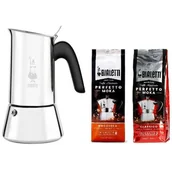Zaparzacze i kawiarki - Bialetti Venus 6tz+kawa Nocciola 250g+Classico - miniaturka - grafika 1