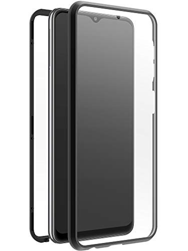 Black Rock - Etui 360 stopni Glass Case pasuje do Samsung Galaxy A33 5G I etui na telefon komórkowy, zamknięcie magnetyczne, pokrowiec (przezroczysty z czarną ramką)