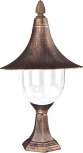 Lumes Czarno-złota lampa ogrodowa niski słupek - S315-Namza - Lampy ogrodowe - miniaturka - grafika 1