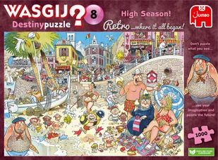 Puzzle Wasgij Retro Destiny 8 High Season! Sezon Wakacyjny 1000 el. - Puzzle - miniaturka - grafika 1