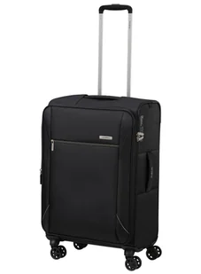 Walizka średnia poszerzana Samsonite Base Breeze - black - Walizki - miniaturka - grafika 1