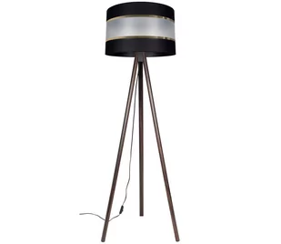 Lampa podłogowa CORAL 1xE27/60W/230V brązowy/czarny/złoty - Lampy stojące - miniaturka - grafika 1