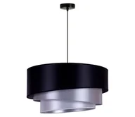 Lampy sufitowe - Duolla - Plafon TRIO 1xE27/15W/230V śr. 60 cm niebieski/srebrny - miniaturka - grafika 1