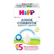 Mleko modyfikowane - HiPP Junior Combiotik 5 Produkt na bazie mleka dla przedszkolaka, 550 g >> 0zł za wysyłkę przy zakupach od 149 zł << - miniaturka - grafika 1