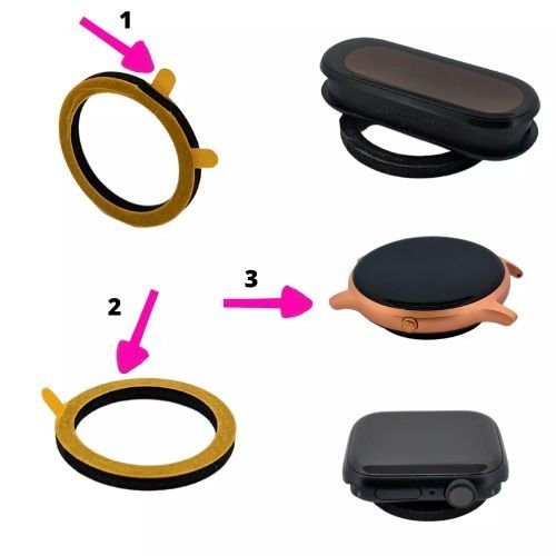 1x folia hydrożelowa ochronna do Custom-made product - apgo Smartwatch Hydrogel Protection Ochrona na ekran smartwatcha
